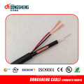 Rg59 2c Cable coaxial Rg59 + 2 energía de la base para la cámara de vídeo CCTV CATV Sistema CE RoHS ISO9001 Aprobado